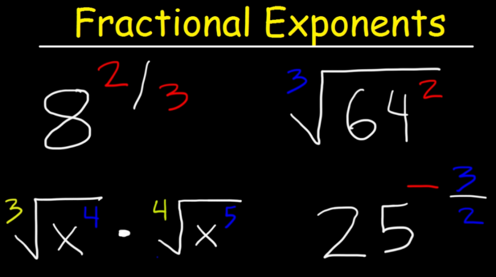 fractional exponent