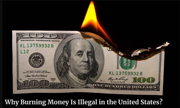 Why Burning Money Is Illegal in the United States